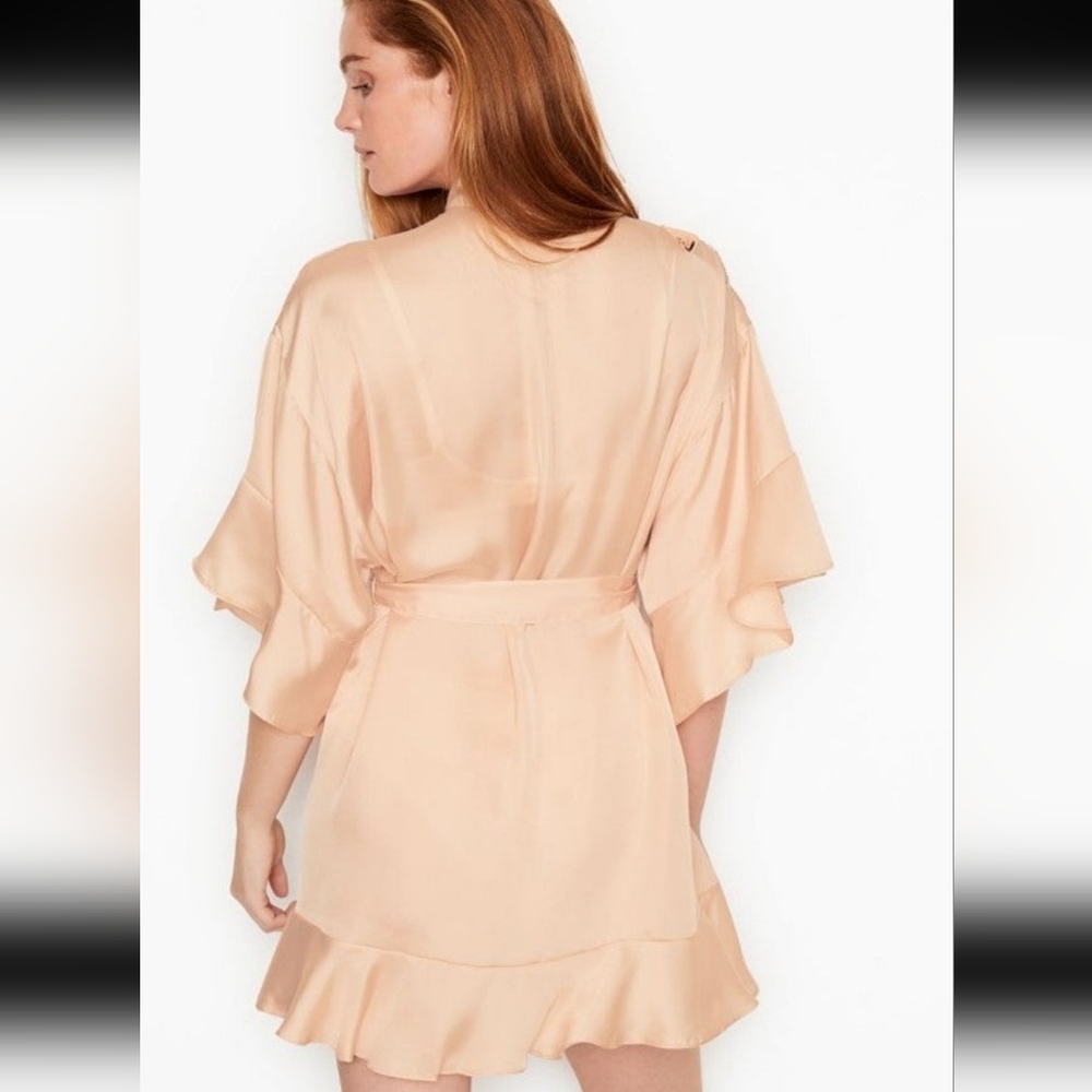 Victoria's secret RARE Satin Robe size M/L - Picture 2 of 5